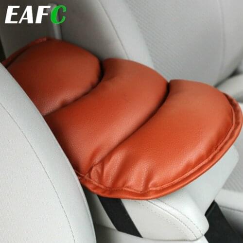 Universal Car Seat Cover Soft Leather Auto Center Armrest Console Box Armrest Seat Protective Pad Mat Car Arm Rest Top Cover Hot
