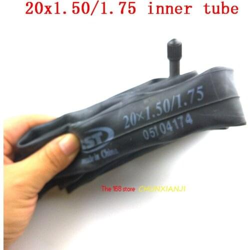 Super 20" x 1.50/1.75 folding bicycle childrens cycle BMX E-bike tire tube 20*1.50/1.75 inner tube Straight valve stem