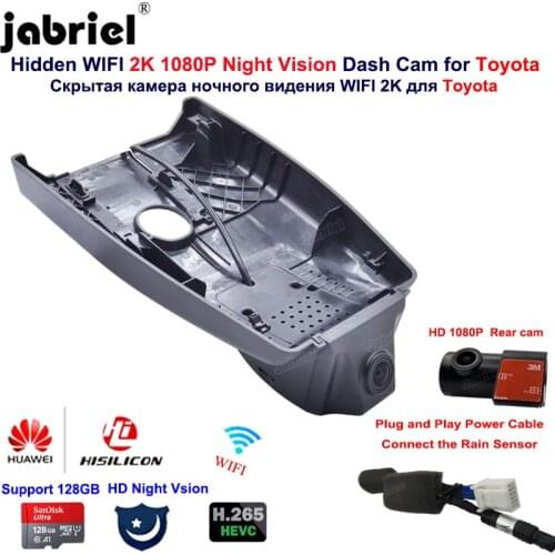 Hisilicon 2K Dash Camera Car Dvr recorder For Toyota CHR LE XLE fwd awd AX10 AX50 2016 2017 2018 2019 2020 2021 For Toyota IZOA