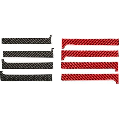 Carbon Fiber Inner Door Handle Decorative Cover Stickers Trim for Toyota - 2014-2021