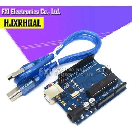 1 Set UNO R3 ATMEGA16U2+MEGA328P Chip For Arduino UNO R3 Development board + USB CABLE