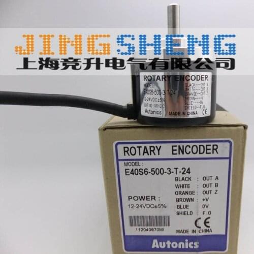 100% New Original Autonics Rotary Encoder E40S6-500-3-T-24