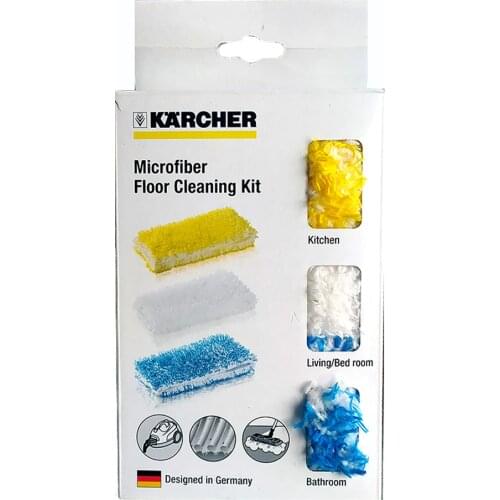 3pieces/lot Replacement MopsFor KARCHER steam cleaner parts super long fiber floor cloth SC series SC1/SC2/SC3