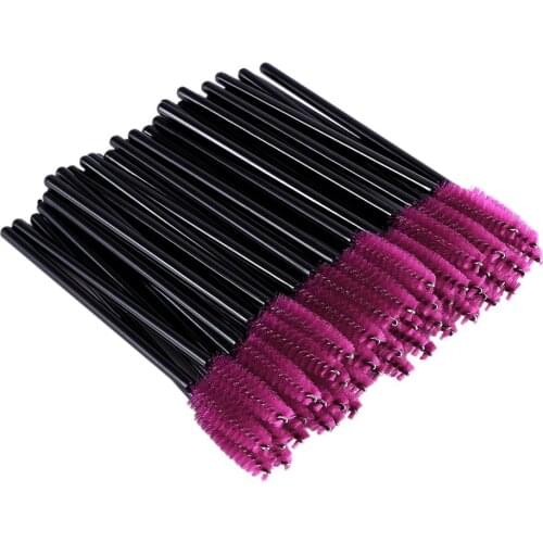 50pcs/set Makeup Brushes Eyelash Brush, Disposable Makeup Brushes Eyelash Mascara Brushes Eyelash Extension Tool Mascara