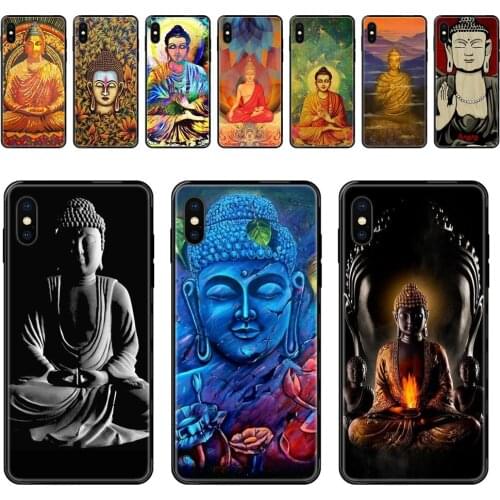 Black Soft TPU Phone Cover Case Capa Gautama Buddha Back For Galaxy A70 A71 A70E A5 A6 A7 A8 A10 A10S A20 A20S A20E A21S A30