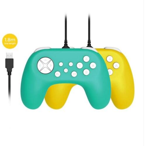 Coolbaby New Wired Game Controller For Switch Gamepad Remote Controle For NS With motor vibration function with 1.8 M USB Cable