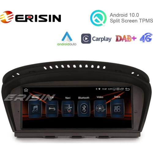 Erisin 8159 8.8" IPS Android 10 Car Stereo CarPlay WiFi BT 4G OEM Radio for BMW 3er E90 E91 E92 E93 CIC 5er E60 E61 E63 E64 CCC