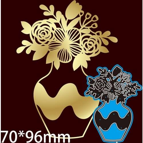 Metal Cutting Dies FLOWERS new for decoration card DIY Scrapbooking stencil Paper Craft Album template Dies 70*96mm