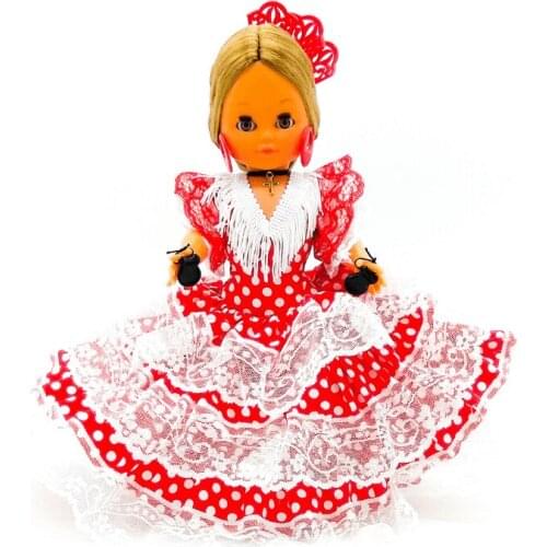 Lovedoll 35 cm Folk crafts dress regional typical Andaluza flamenco Spain Back comb manufactured in Spain Similar Nancy gift