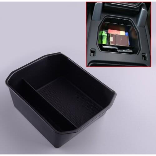 Center Console Armrest Secondary Storage Box Organizer Tray Car Black Fit For Land Rover Defender 90 110 2020