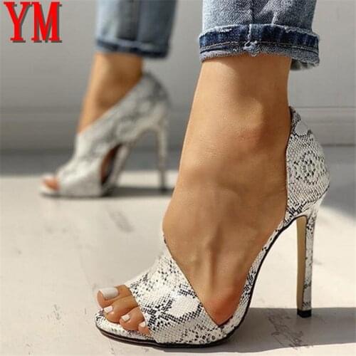 3Colour Sexy Women Sandals Super High Heels Sandals Chaussures Stripper Shoes Women Heels 2020 New Peep Toe Summer Shoes Female