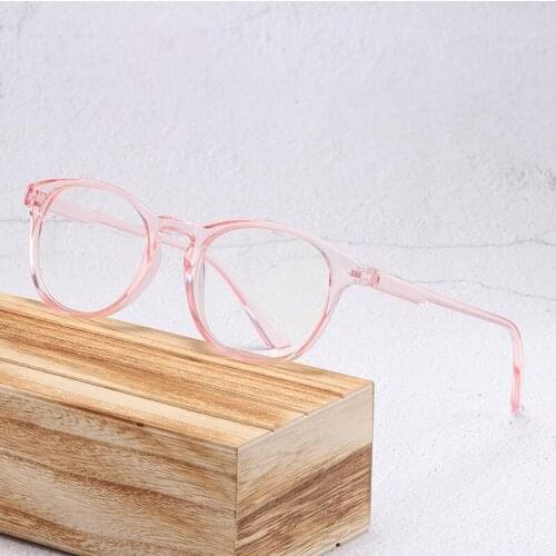 Vintage Square Women Anti-Blue Light Plastic Eyeglasses Classic Optical Myopia Glasses Frame Computer Eye Glasses Men New