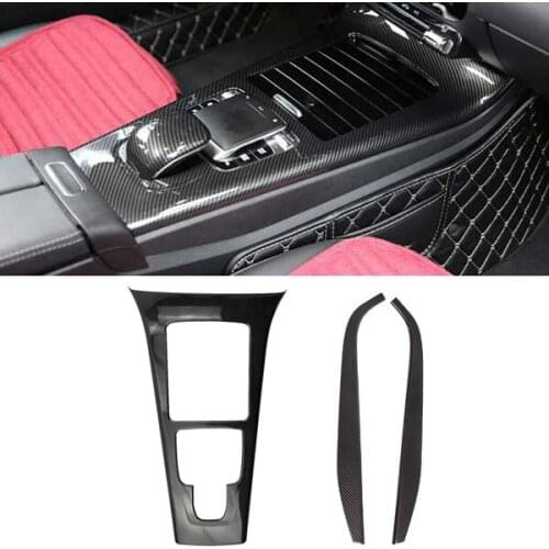 Car Center Console Panel Protection Frame + Side Cover Trim for Mercedes W177 CLA C118 2019 2020
