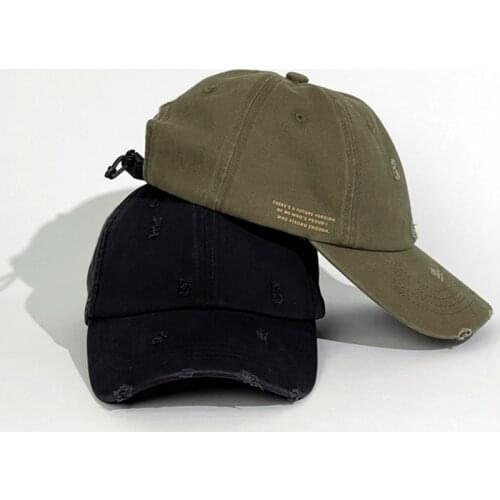 100% Cotton Baseball Cap HipHop Dancer Cap Spring Summer Hats Vintage Distressed Cap Hiking Sun Protection Cap