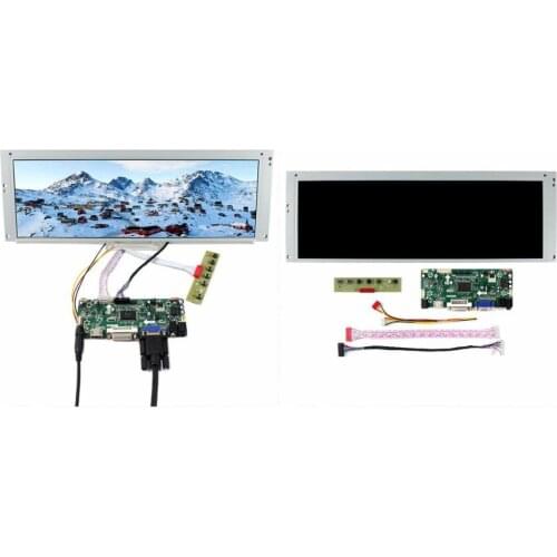 14.9" Control Board Monitor for LTA149B780F 1280x390 LCD Screen Display with / without VGA+DVI+HDMI-Compatible Controller Board