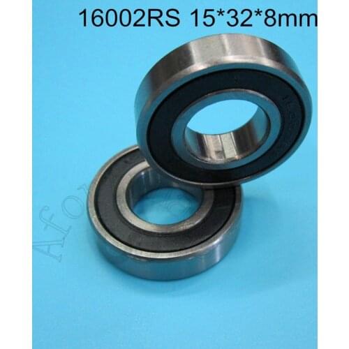 16002 16002ZZ 16002RS 15*32*8(mm) 1Piece bearing ABEC-5 metal sealing type chrome steel deep groove bearing