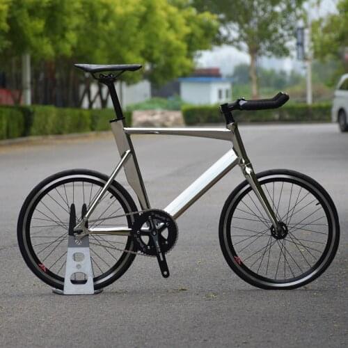 20 Inch FIXED GEAR BIKE Aluminum Alloy Frame Urban Commuter Single Speed Road Bike With 20 Inch Wheels,Include Front V Brake