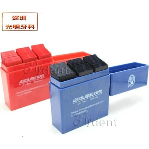 300 Sheets Dental Articulating Paper Blue Strips red articulating paper Dental Lab Products Teeth Care Whitening Accessories