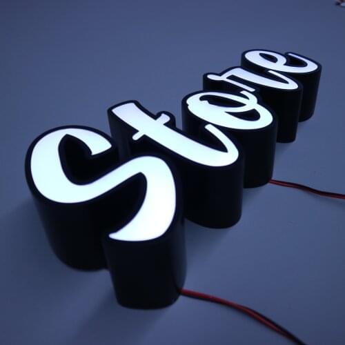 3D Outdoor Led Logo Restaurant Signage Hotel Wall Letter Signage Custom Led Signage