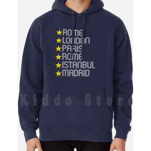 6 Times Hoodie Long Sleeve Six Six Times 2019 Europe League Klopp Jurgen Football Kloppite Ynwa Up The