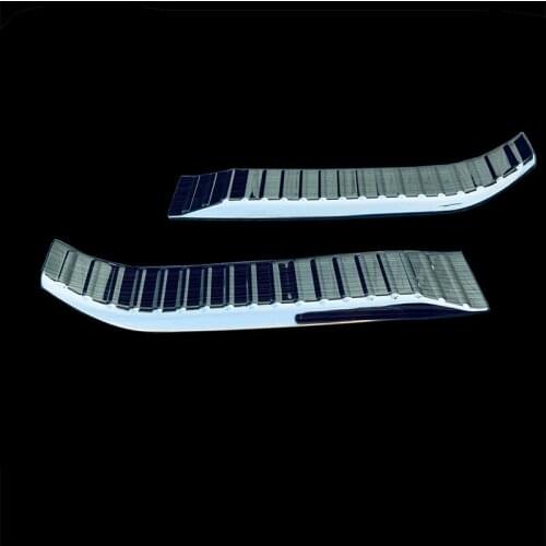 Car-styling Stainless Steel Inner Rear Bumper Protector Sill Trunk covers Trim For Toyota Yaris Cross 2020 2021 car accessories