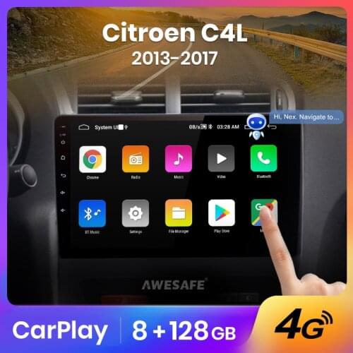 AWESAFE PX9 For Citroen C4L 2013 - 2017 Car Radio Multimedia Video Player Navigation GPS No 2 din 2din DVD Android 10