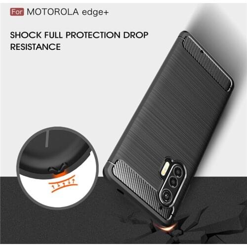 For Cover Motorola Moto Edge Plus Case For Moto Edge Plus Rugged Armor Cover Silicone Phone Bumper Case For Motorola Edge Plus