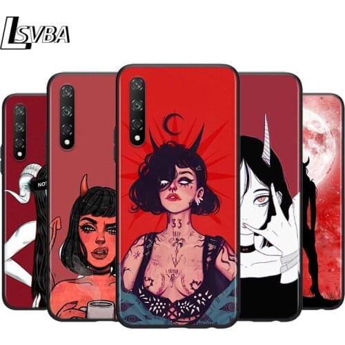 Devil woman For Huawei Y9S Y6S Y8S Y8P Y9A Y7A Y7P Y5P Y6P Y7 Y6 Y5 Pro Prime 2019 2018 Phone Case Cover