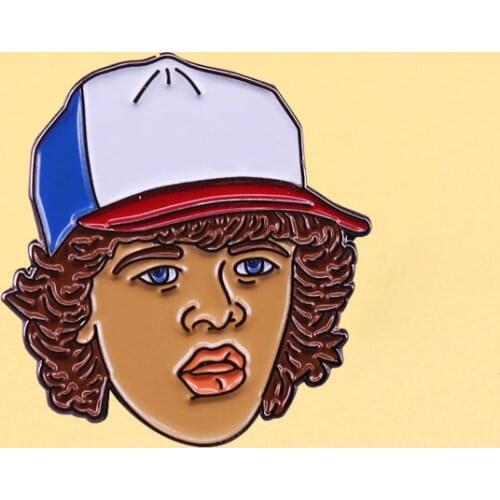 Cute Cartoon Character Boy Enamel Pin Bag Hat Clothing Decorate Metal Brooch Women Fashion Jewelry Gifts Anime Movie Lapel Badge