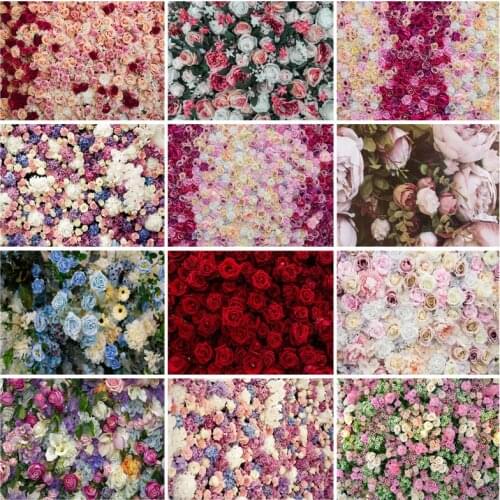 SHENGYONGBAO Wedding Photo Wall Background Rose Flower Birthday Party Portrait Photography Backdrop For Photo Studio 210410HKW-6