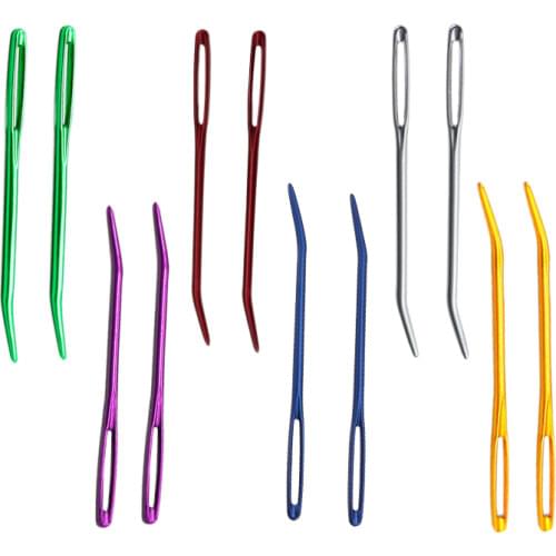 Elbow aluminum sweater needle DIY hand sewing Braiding aid / needle / big eye needle sweater needle elbow