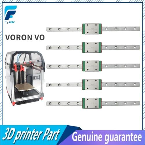 FYSETC HIWIN Linear Guide Rail 5 Pc 150mm MGNH7 HIWIN Linear Guide Rail With Slider For Voron V0 3D Printer