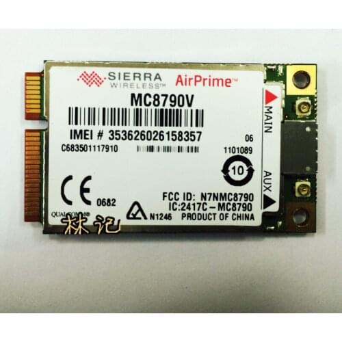 MC8795V Mini PCI-e 3G quad-band HSPA WWAN WLAN Wifi Card GPS For Laptop notebook 100% Original Distributor JINYUSHI stock