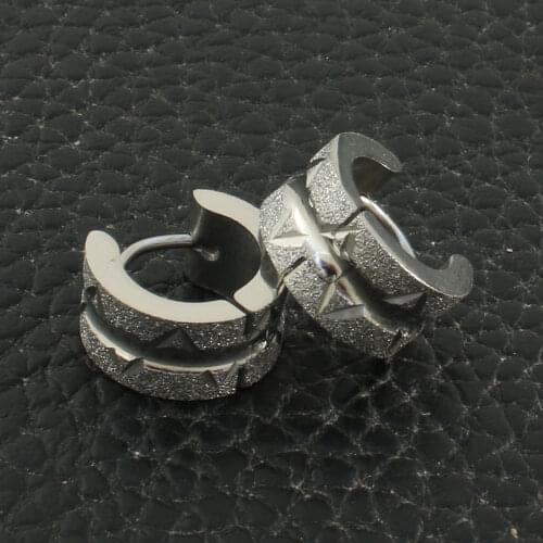 Fashion Stainless Steel Jewelry Huggie Earrings For Woman & Girl Party Gift Free Shipping Joyas Store ERYZ065