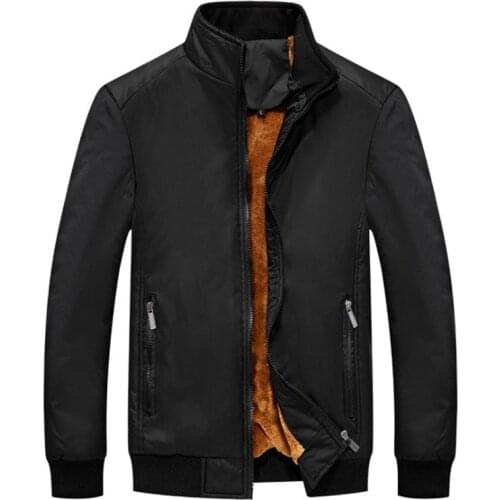Autumn Coat Men Thick Jacket Retro Fleece Jacket Slim Fit Casual Male Outerwear Waterproof Jackets 5XL