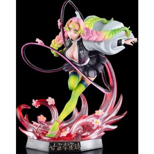 2021 NEW Anime Figurine Model Demon Slayer Kimetsu No Yaiba Kanroji Mitsuri Action Figures PVC Model Toys Collection Doll Gift
