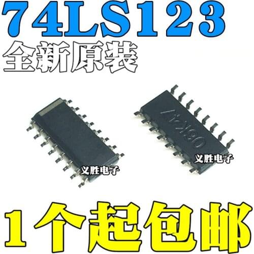 New and original SN74LS123DR LS123 SOP16 MVB logic chip Logic chip MVB, encapsulating the SOP - 16 trigger generator chip