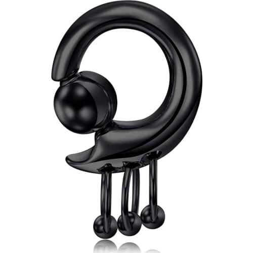 Pussy piercing 00G-10G PA Ring Captive Bead Rings Dangle Spring Action CBR Surgical Steel Screwball Rings Body Piercing Rings