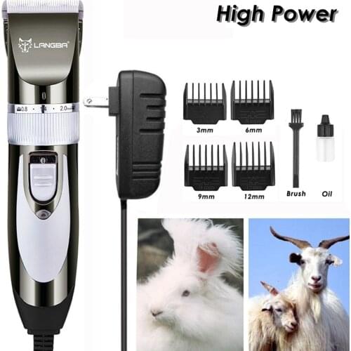 Professional High Power Pet Trimmer Dog Cattle Horse Shaver Pet Grooming Electric Hair Clipper Alloy Cutting Machine AC 110-240V