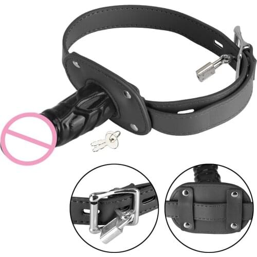 Sex Toys Mouth Plug SM Bondage Restraints Open Mouth Gag Oral Dildo Sex Products For Couples Flirt Adult Games Penis Gag