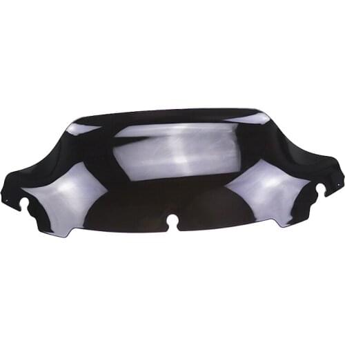 Motorcycle 6.8" Black Smoke Wave Windshield Windscreen For Harley Touring Street Electra Glide Ultra Limited FLHX 2014-2020 2019