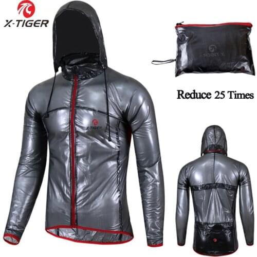 X-TIGER 3 Colors Waterproof Cycling Coat Windproof Mountain Bicycle Clothing Cycling Jacket MTB Bike Raincoat Cycling Jersey