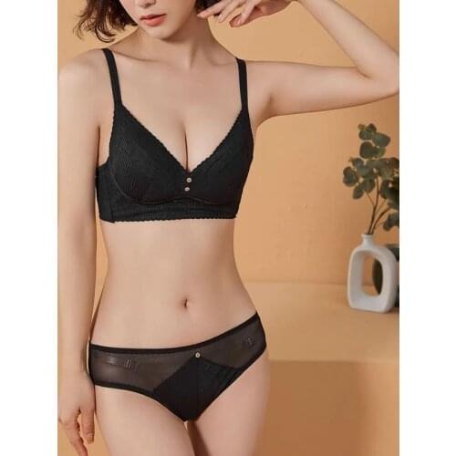 1set Everyday Bra For Woman Bralette Female Lingerie Underwear For Young Women Push Up Bras Ladies Non-wired Bra Summer BANNIROU