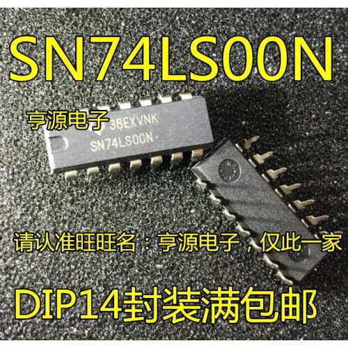 10PCS SN74LS00N HD74LS00P 74LS00 DIP14 2