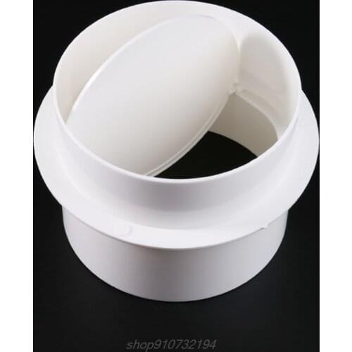 Pipe Draft Blocker Backdraft Damper Ventilation Duct Inline Extractor Fan Vent Back Draught Shutter N06 20 Dropshipping