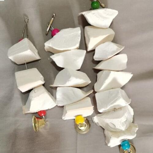 Parrot Calcium Supplements Chewing Cuttlefish Bone Pet Bird Cage Food Decoration Pet Supplies Parrot Birds Training