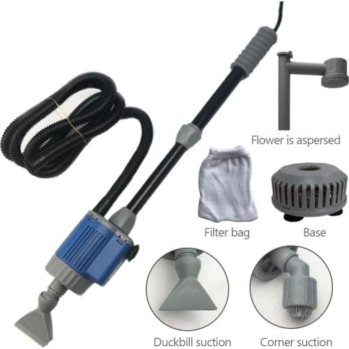 20/28W Electric Water Change Pump For Aquarium Fish Tank Garden Fountain Gravel Clean Siphon Filter Pump Aquarium Cleaning Tools