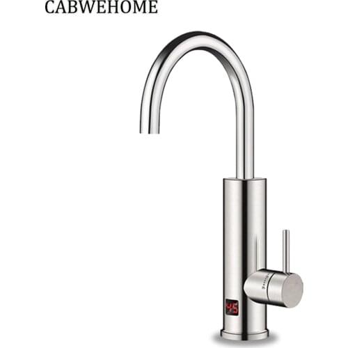 Electric Water Heater Tap Kitchen Instant Hot Water Faucet Heater Cold Heating Faucet Tankless Instantaneous Water Heater