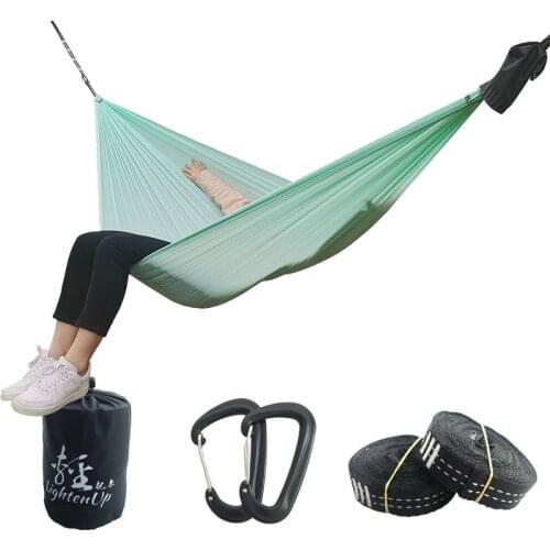 Hammock Ultra light 380T (20D) New Parachute Nylon Lightweight and compact, easy to carry