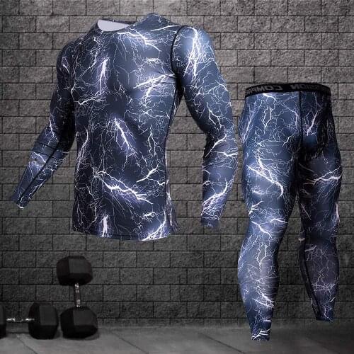 2 piece set of homage tights workout tracksuit fitness workout long sleeves shirts sport suit rashgard kit gym